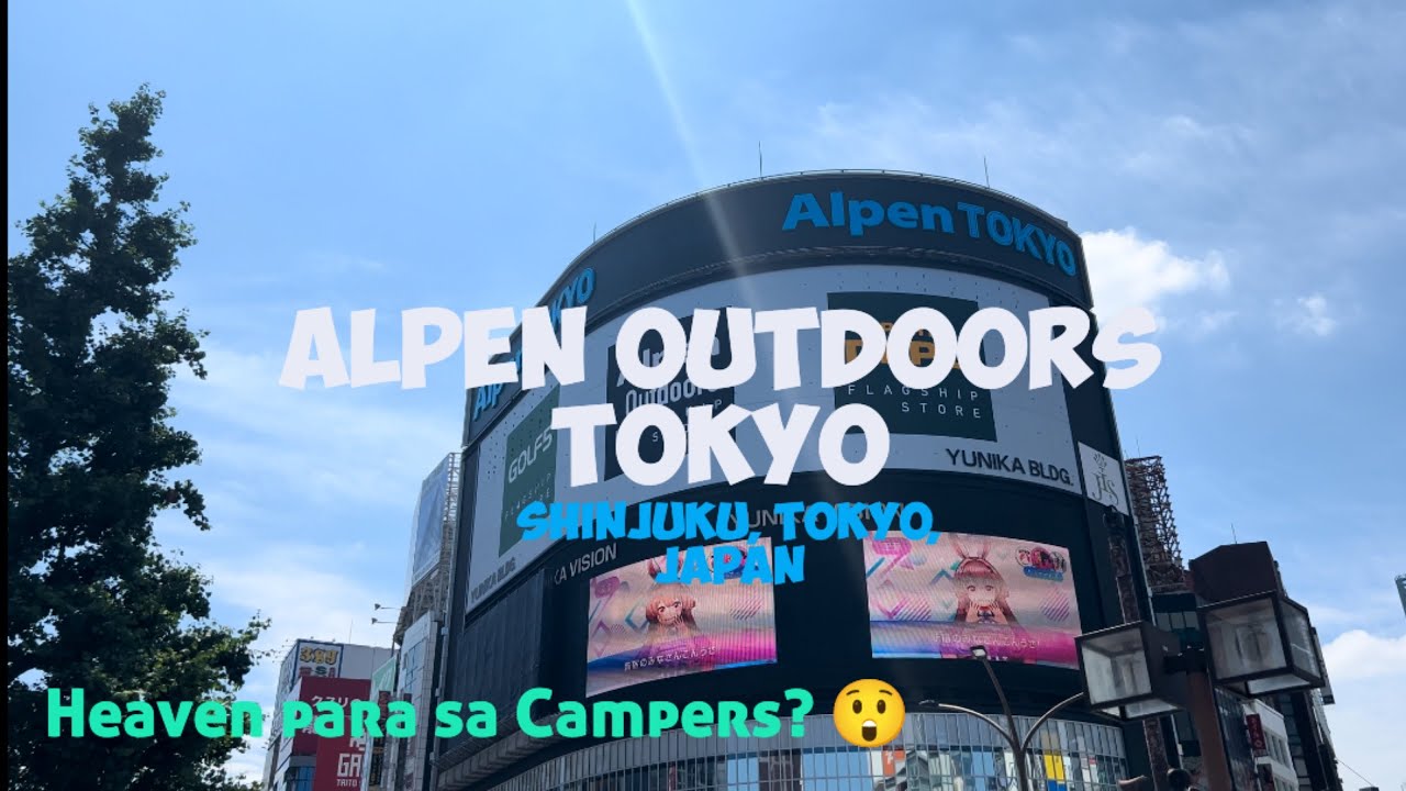 Alpen Tokyo | Camping gears shopping | A tour inside Alpen Outdoors | Tokyo June 2024