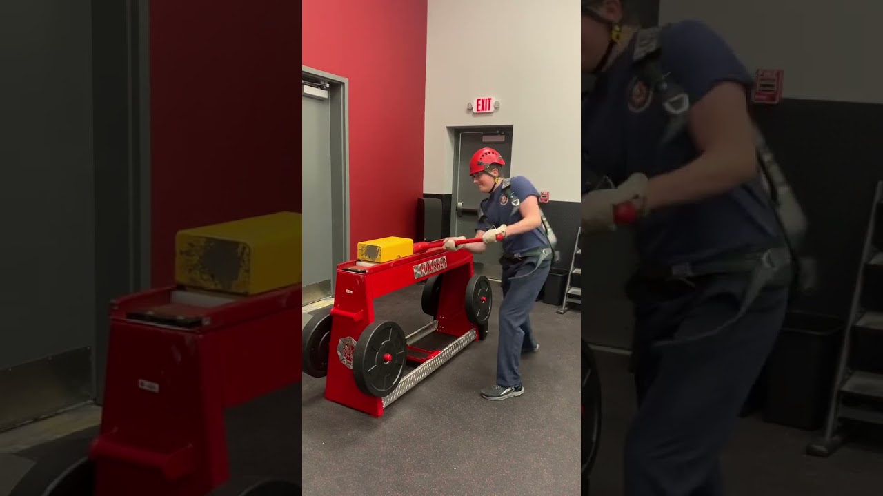 Firefighter Physical Fitness Test 👨🏻&zwj;🚒 #shorts #firefighter #fitness @TheLastOutpost6