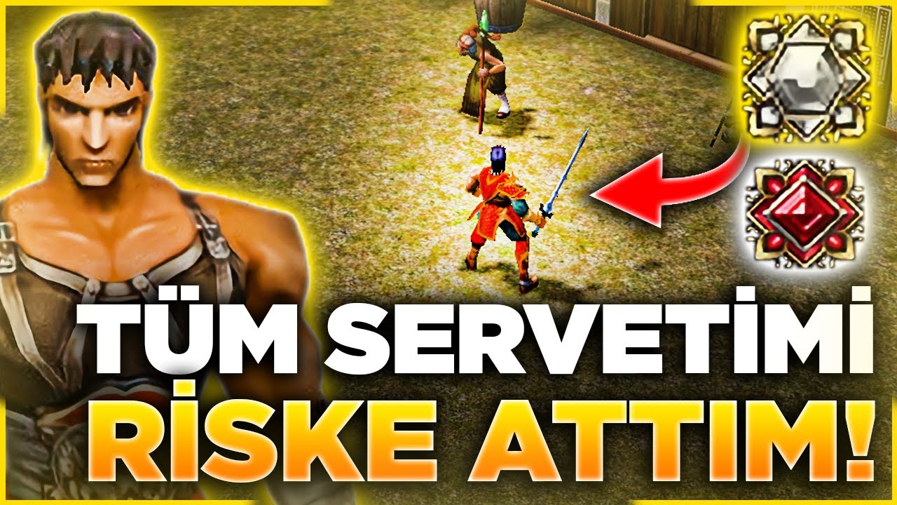 TÜM SERVETİMİ RİSKE ATTIM! 😱 YOK BÖYLE ŞANS 🔥 | Metin2 Safir #31
