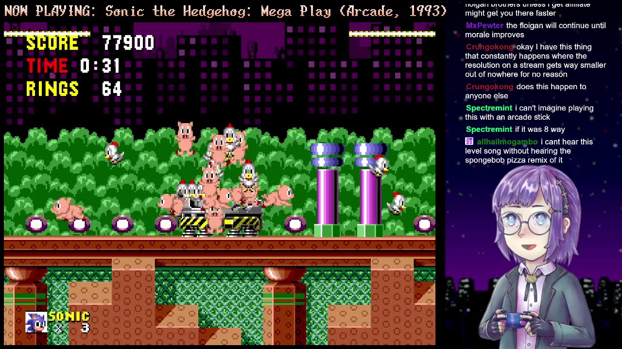 Sonic the Hedgehog (Arcade Mega Play) 1CC