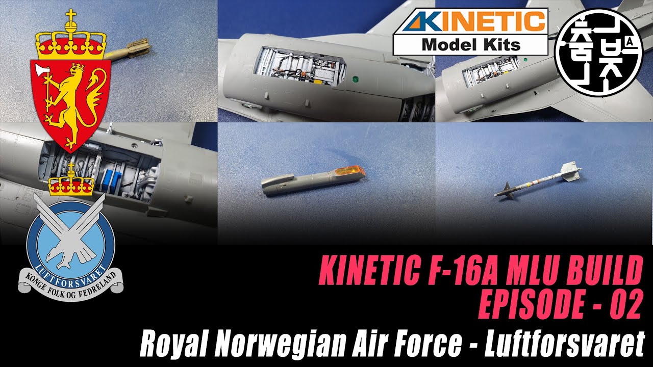 1/48 Kinetic F-16 MLU build ep.02