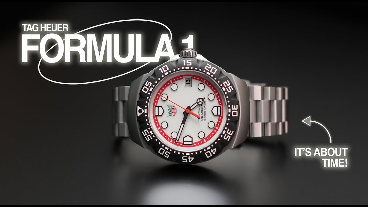 TAG Heuer Formula 1 Solargraphy - It's about time