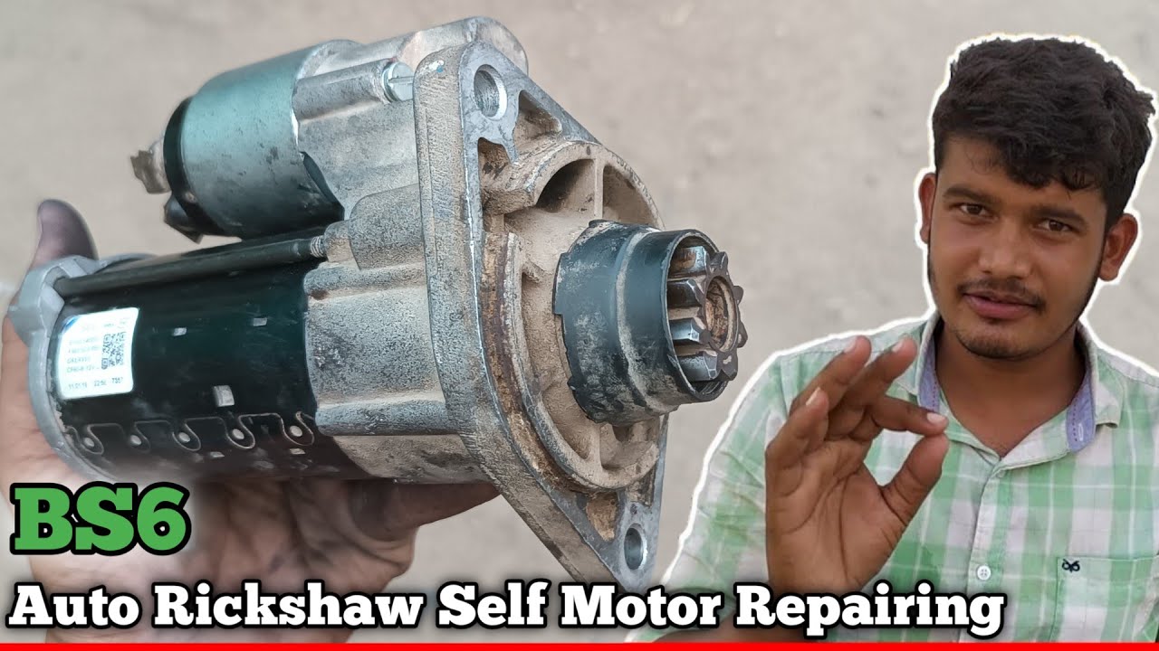 How To Repair Mico Self Motor Auto Rickshaw | Naveed Electration  Technology