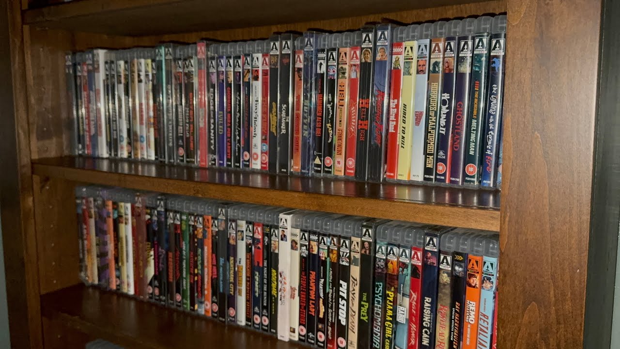 (2024) Complete Arrow Video Collection Overview 4K Blu Ray DVD Steelbook Slipcovers Horror SciFi