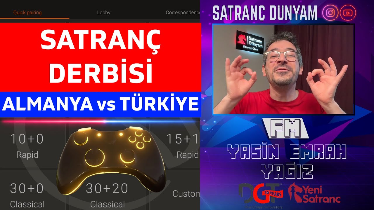 ALMANYA vs TÜRKİYE SATRANÇ DERBİSİ