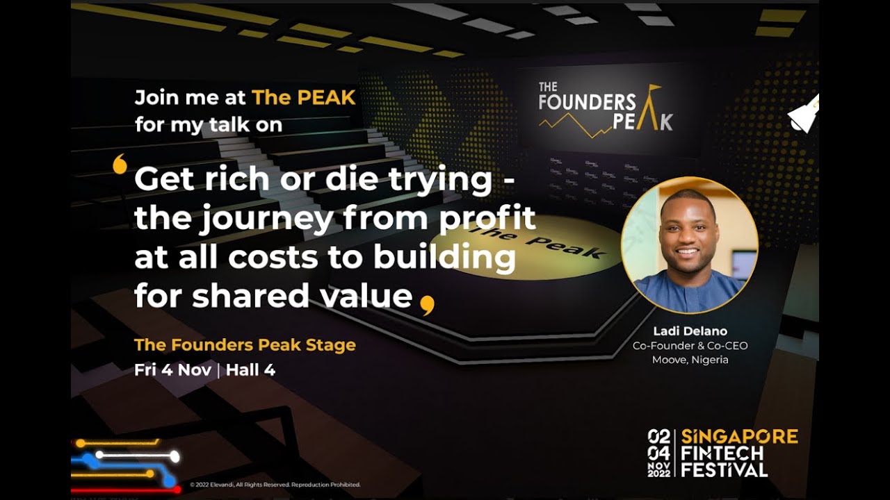 Get rich or die trying - the journey from profit at all costs to building for shared value