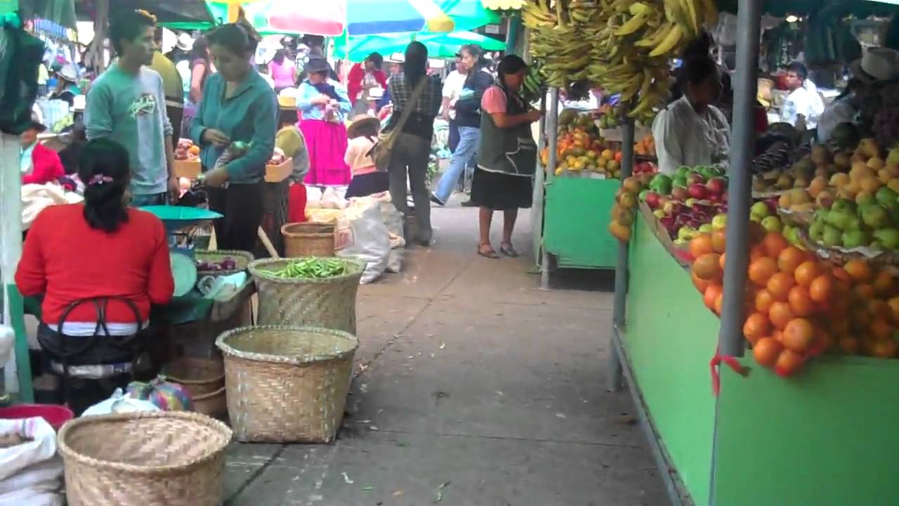 Gualaceo Market in Ecuador