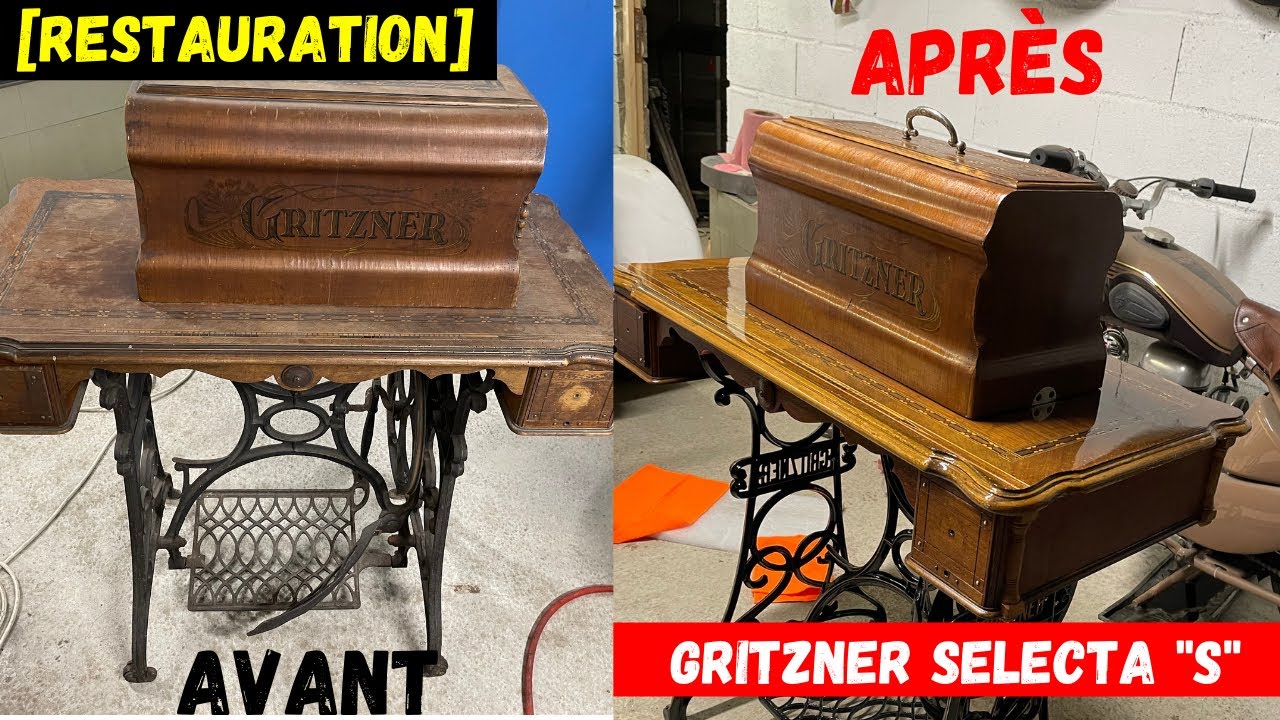 Restoration: Old sewingmachine GRITZNER SELECTA « S » restoration!