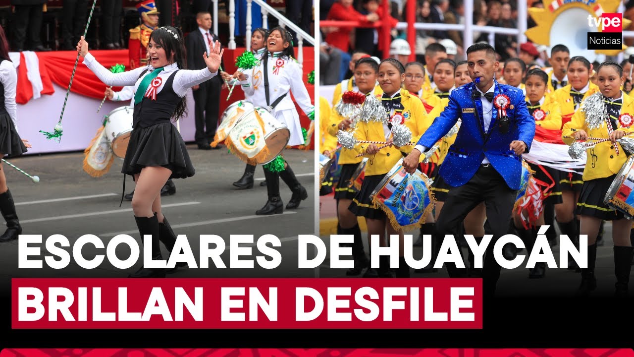 Fiestas Patrias: escolares de Huaycán virales por coreografías son aplaudidos en Desfile Militar