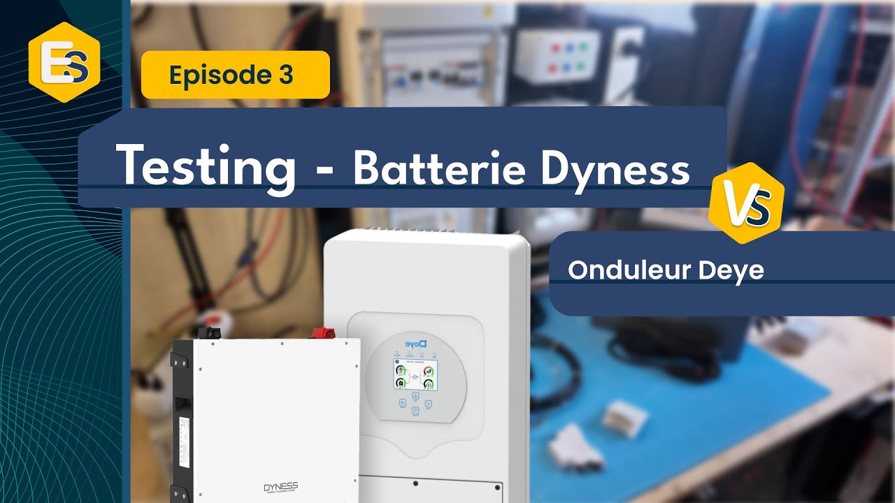 [EP 3] Batterie Dyness & Onduleur Deye : Test de Synchronisation