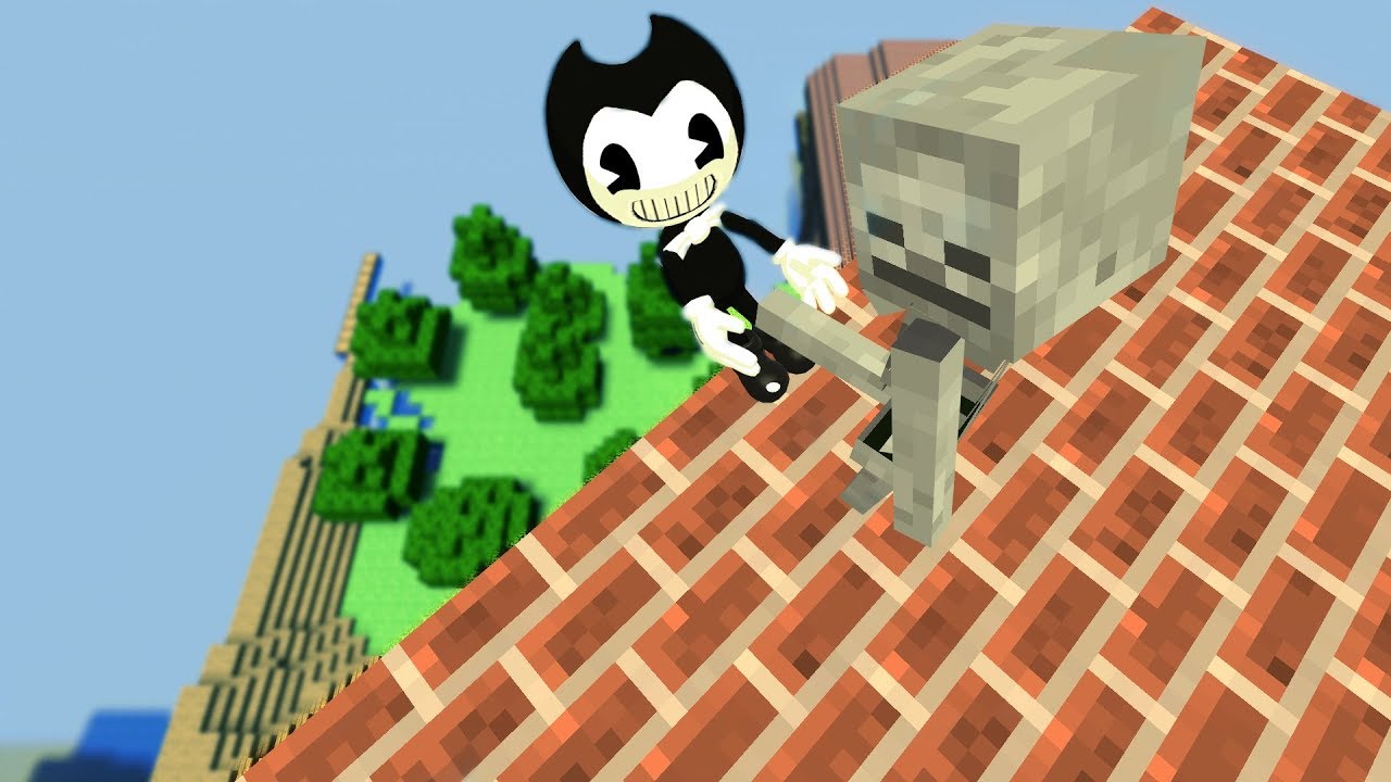 Гаррис Мод не стандартные рэгдолы [Bendy на карте МайнКрафт]