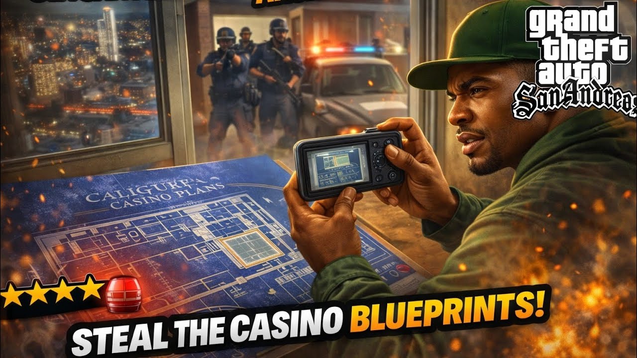 GTA San Andreas – Architectural Espionage | Stealing Caligula’s Casino Blueprints Part 72