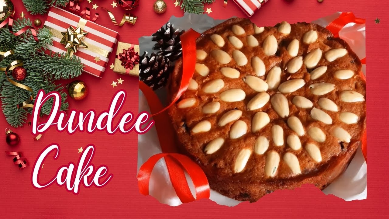 Eggless Dundee Cake Recipe | Traditional Scottish Dundee Cake | Eggless Christmas Cake