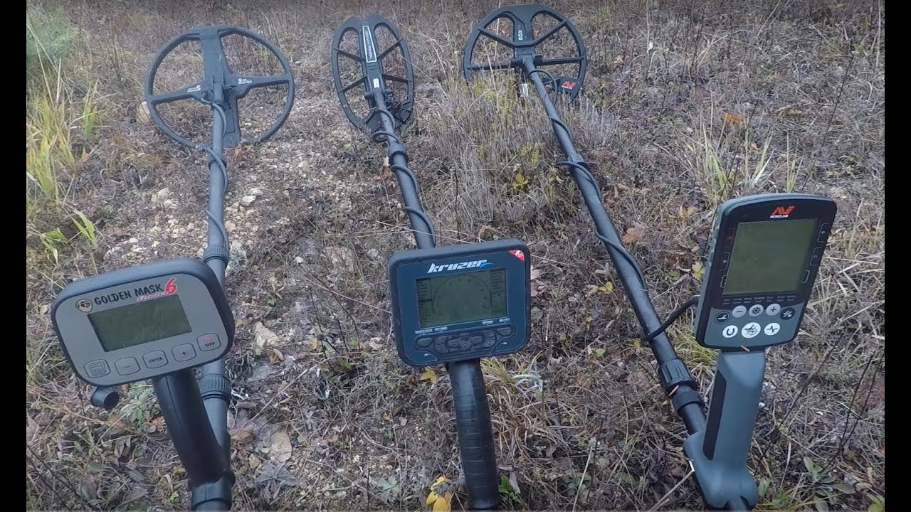 Deep test - Golden Mask 6 vs Nokta Makro Kruzer vs Minelab Equinox 800