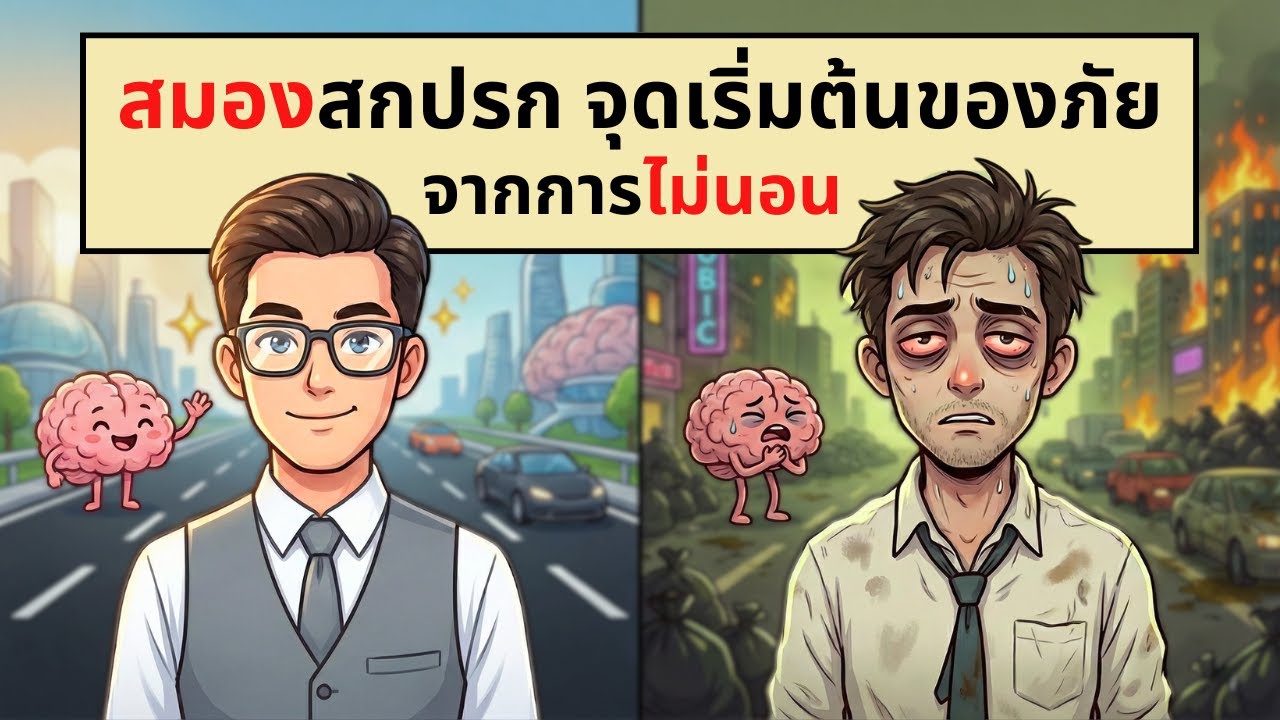 สมองสกปรก จุดเริ่มต้นของภัยเงียบ จาก ( การไม่นอน ) | เรื่องไม่รู้รอบตัว