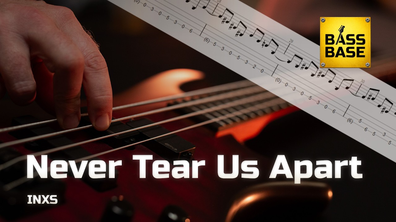 INXS - Never Tear Us Apart - Bass cover with tabs