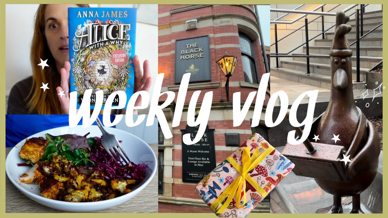 WEEKLY VLOG ♡ Bringing our daughter home from Uni | Old pub | Salmon tikka bowl | Bookish gifts