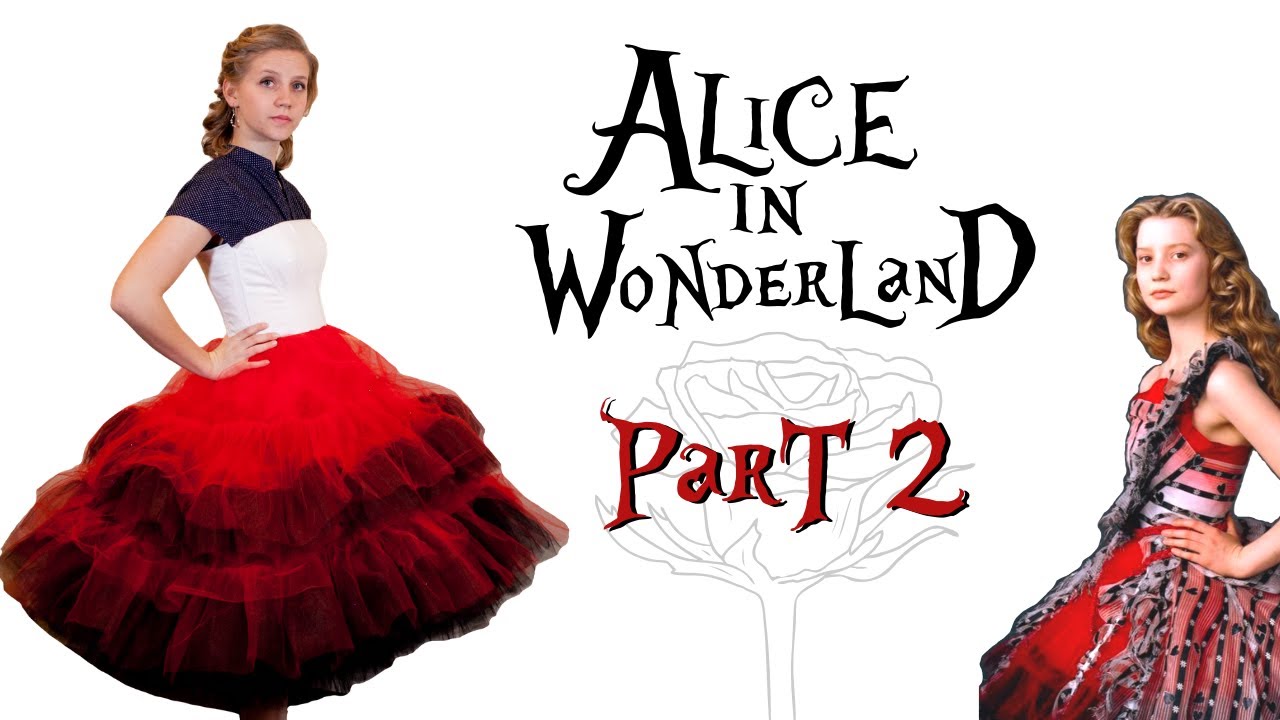 Alice in Wonderland Dress - Red Queen Court Costume -  Part 2: Petticoat