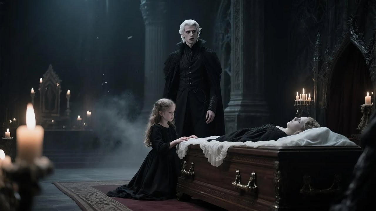 Little Girl Did Not Leave The Vampire King Wife's Coffin — Then He Found Out The Shocking Truth!