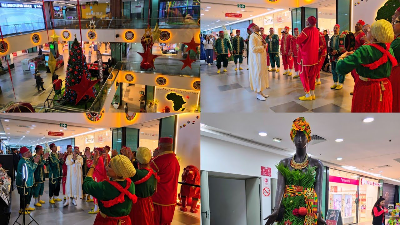 النشاط مع مول الرياض سكوير Riad Square 🚨بالرباط،أجواء الفرحة بتنظيم كأس 🏆 إفريقيا بالمغرب🇲🇦