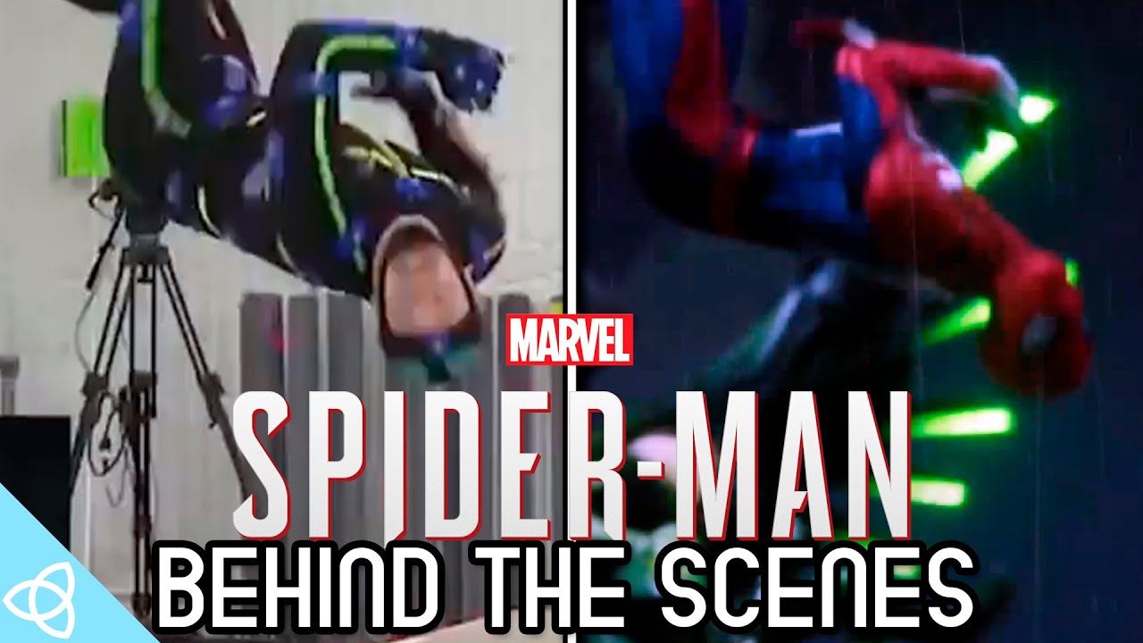 Behind the Scenes - Spider Man (PS4) [Motion Capture and Early Prototype]