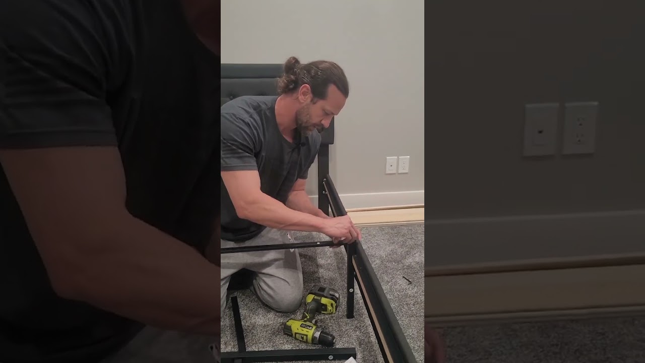 Vecelo Bed Frame Assembly Video