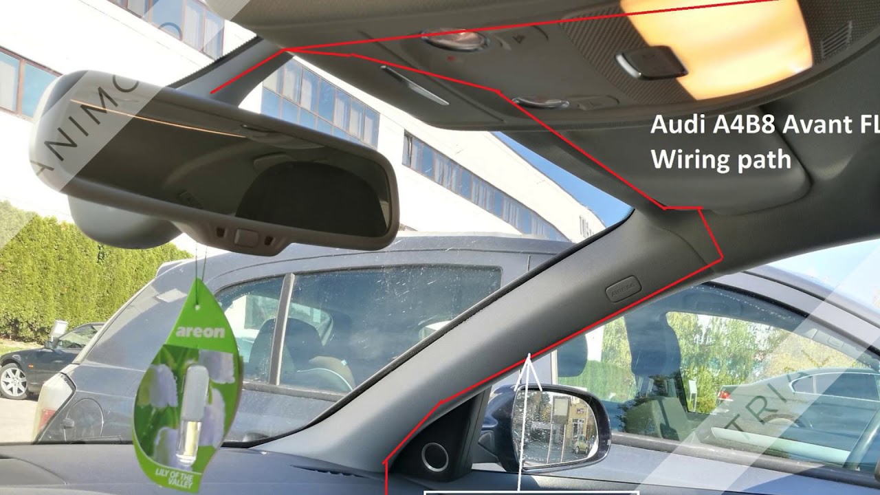Audi A4 B8 FL Avant DVR instal and videos 1080p