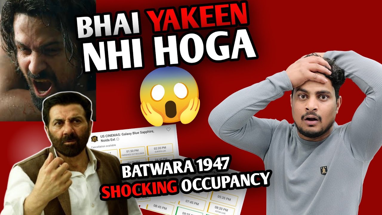 Batwara 1947 Vs Awarapan 2 Shocking Afternoon Occupancy | Batwara 1947 Day 3 Sunday Collection 