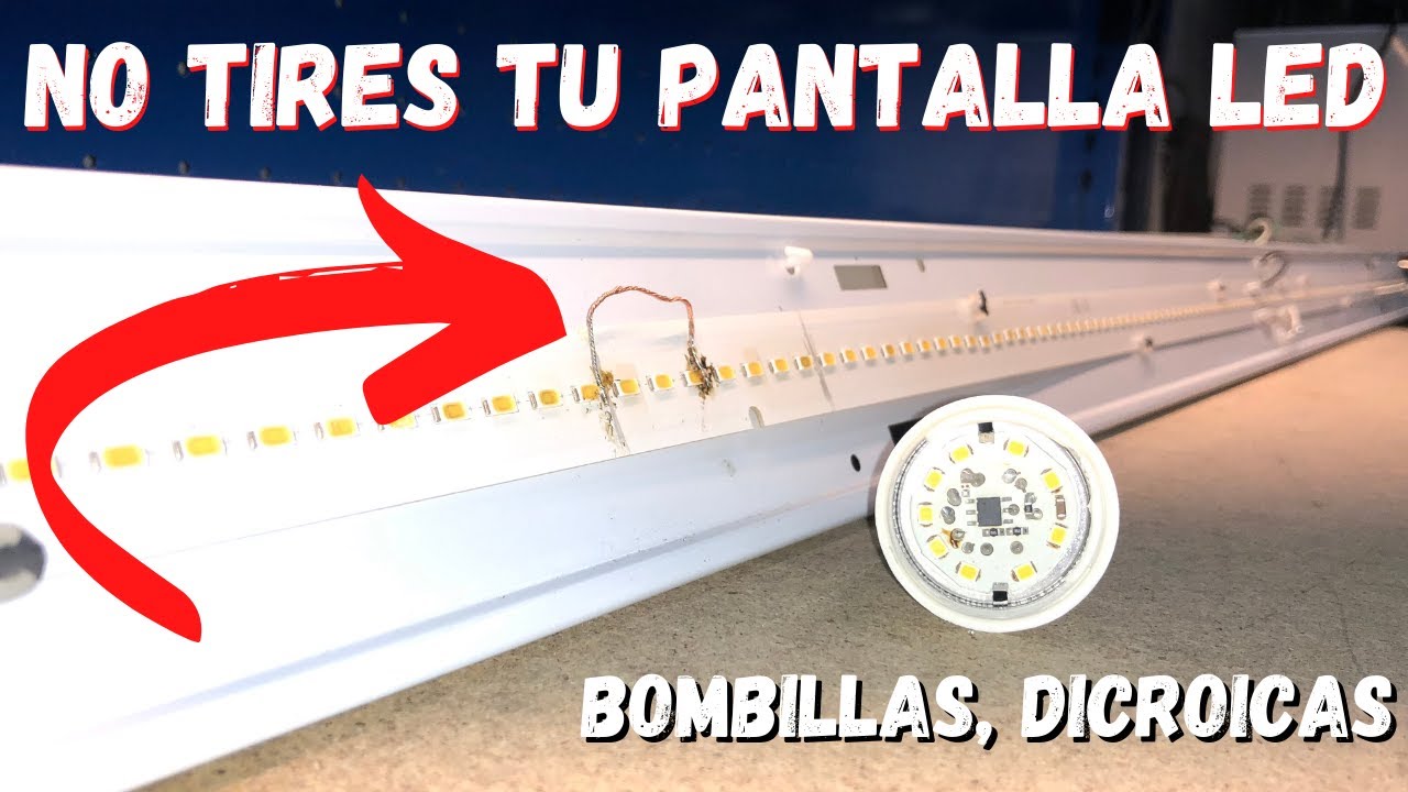 ¿Tu pantalla LED está fundida? como Reparar un led fundido