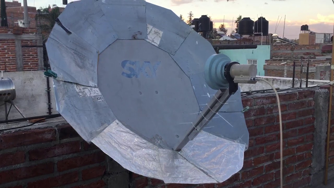 modificacion de antena de banda Ku a banda C. Ku band a to C Band antenna mod. Satellite 117w