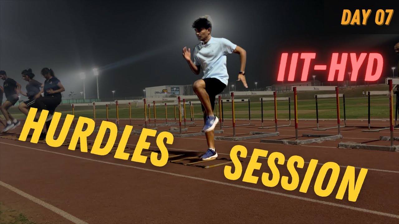 How IIT Hyderabad Athletes Actually Train (Hurdles Session) | DAY 07 | MVP Mindset