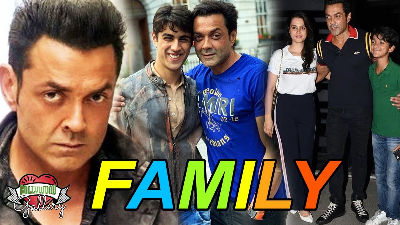 Bobby Deol Family With Parents, Wife, Son, Brother and Sister