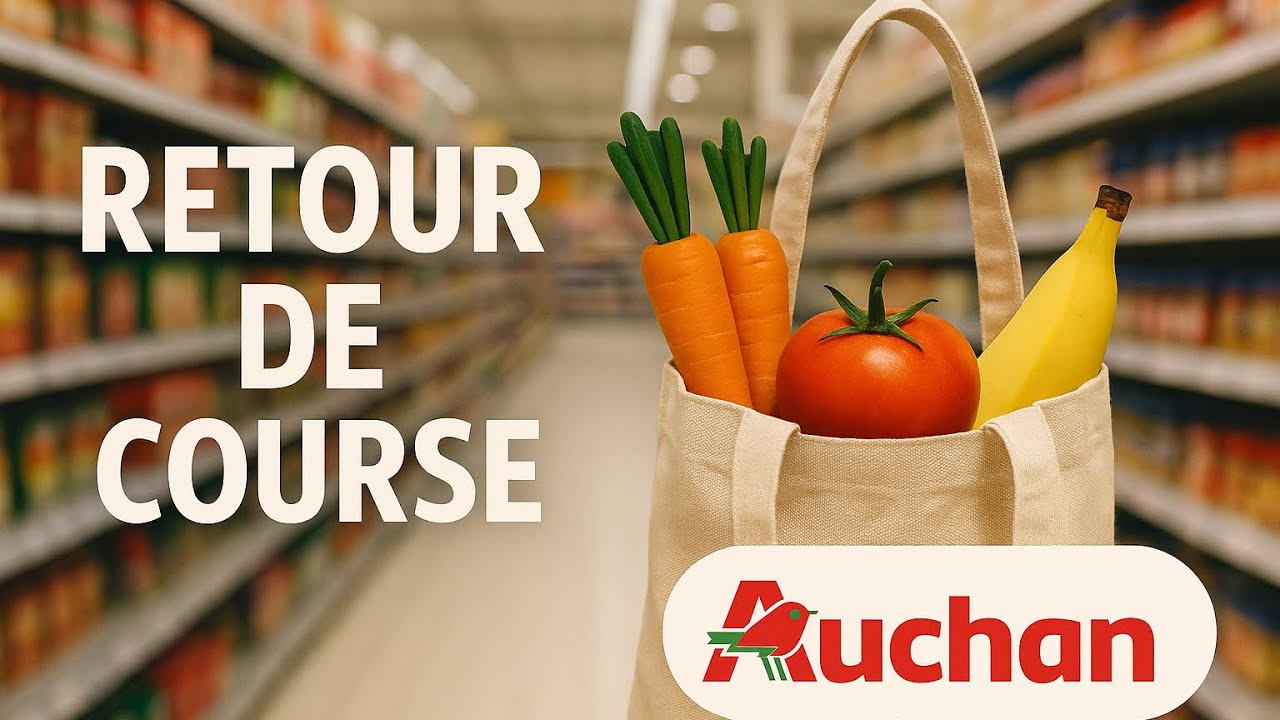 Retour de course auchan 🛒