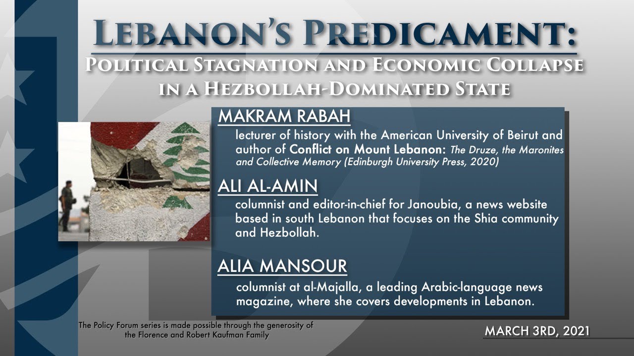 PF: Lebanon&rsquo;s Predicament: Political Stagnation and Economic Collapse in a Hezbollah-Dominated State