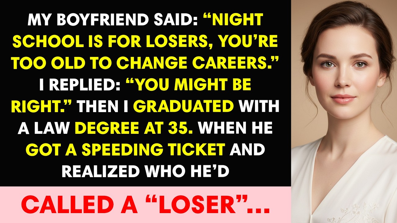 My Boyfriend Said: “Night School Is For Losers, You’re Too Old To Change Careers.” I Replied:...