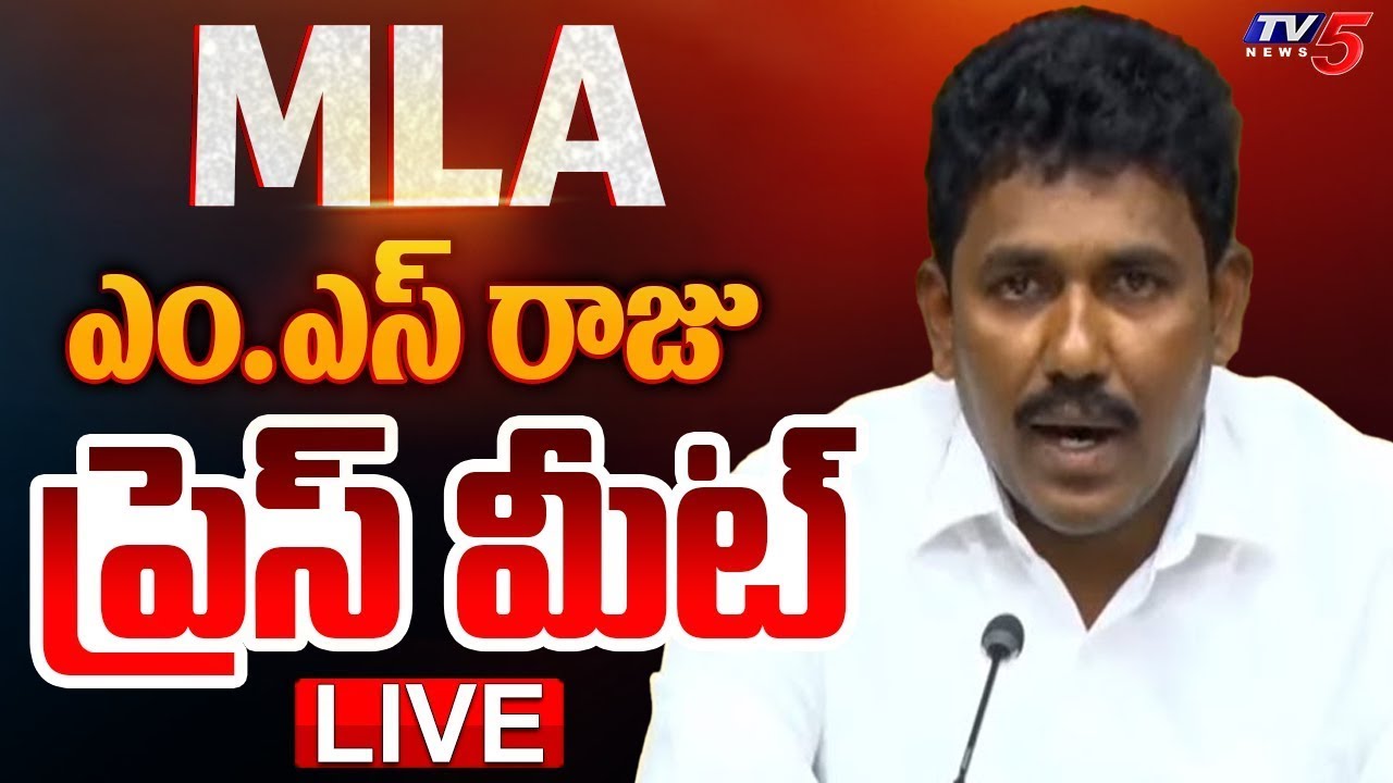 LIVE : TDP MLA MS Raju Press Meet | TDP LIVE | TV5 News
