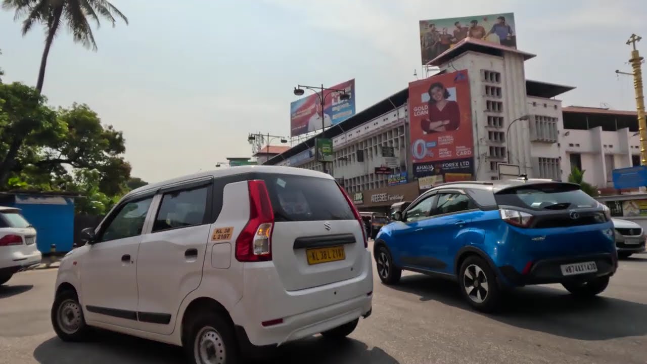 India Walking Tour 🇮🇳 | Exploring Kochi MG Road | Kerala Street Life in 4K