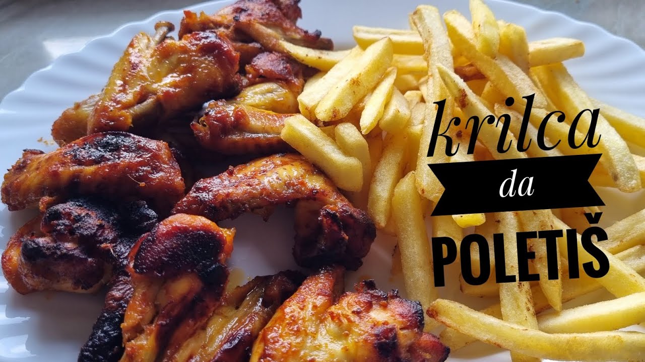 Pileća krilca gdje letiš od sreće i ukusa #kuhinja #recipe#food#cooking#asmr 