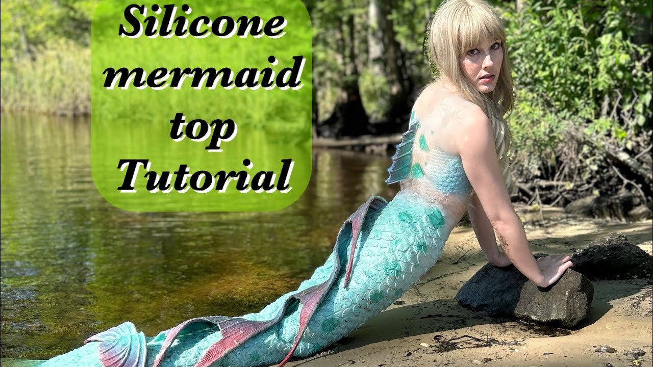 How I made a silicone mermaid tank top full tutorial! Haleymermaid.com