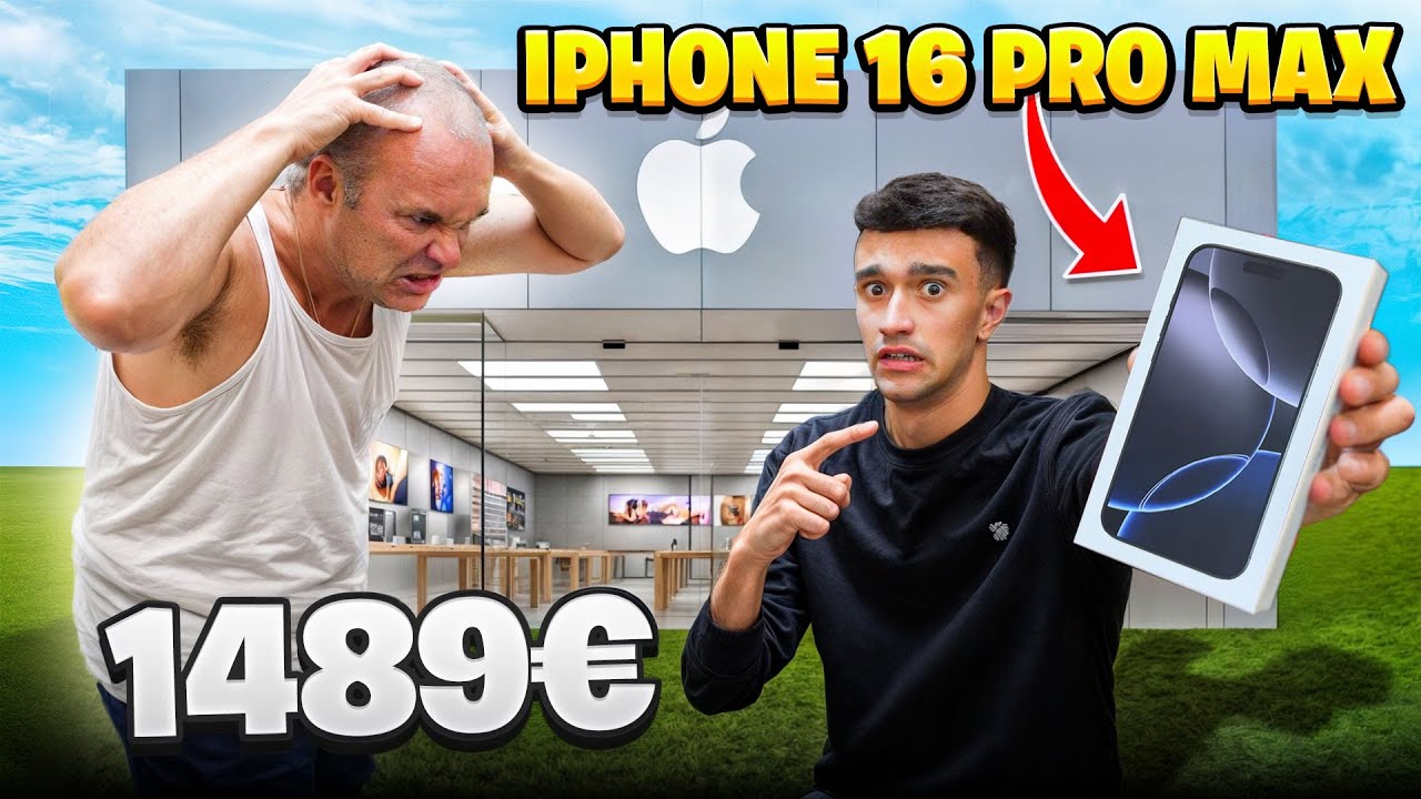 ECCO PAPÀ il MIO IPHONE 16 PRO MAX da 2000 EURO! *SCLERA*