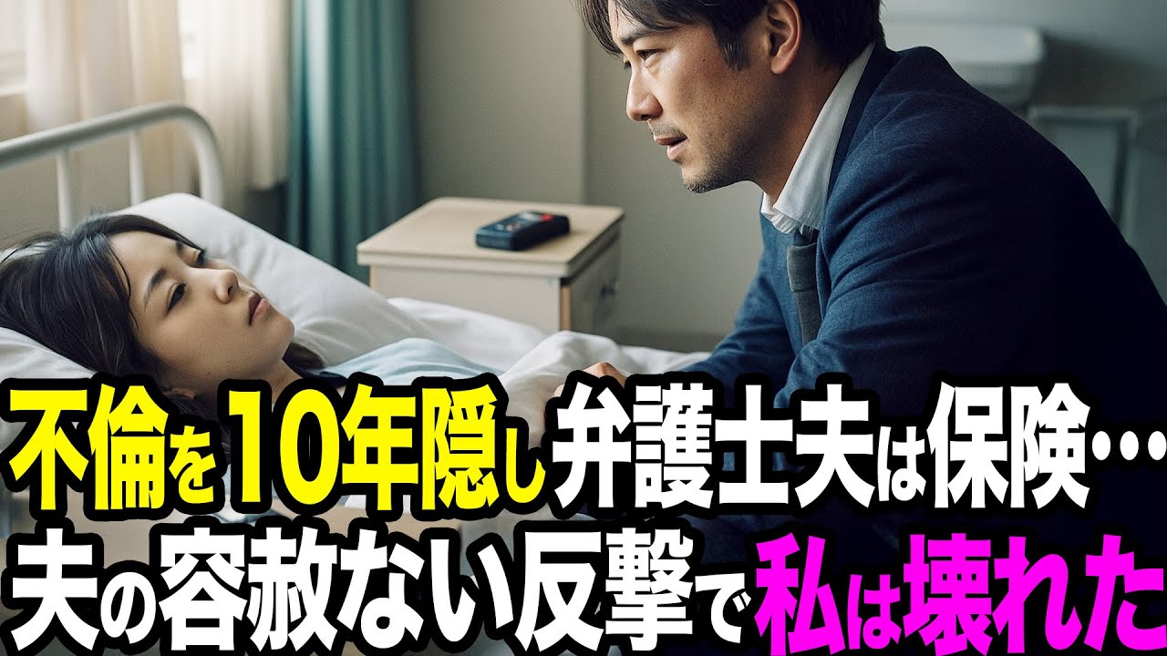 【シタ妻】不倫を10年隠し“保険の弁護士夫”を使っていた私…嘘は全回収され、一室に閉じ込められ壊れたまま生かされる結末【修羅場朗読】
