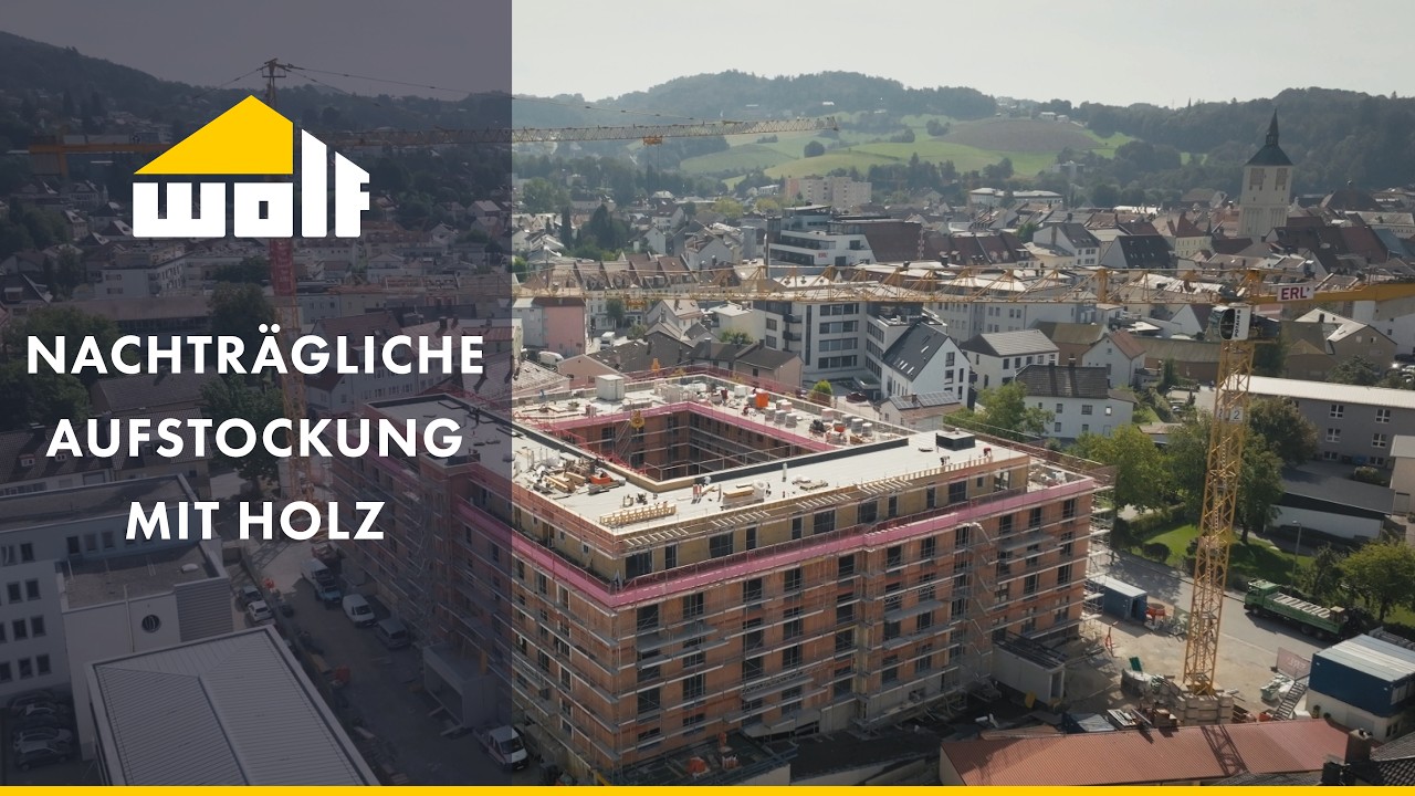Nachträgliche Aufstockung mit Holz | Nachhaltige Systemlösung von Wolf