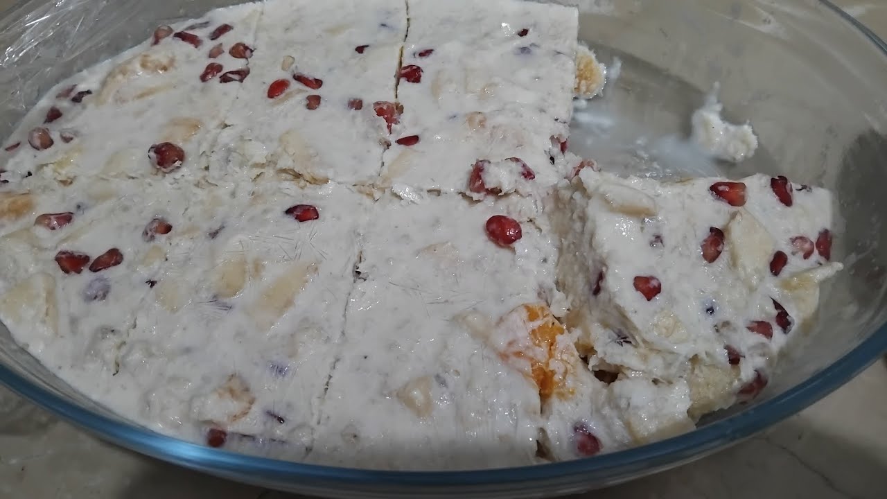Delicious food, fruit dissat recipe subscribe like share comment!!😋