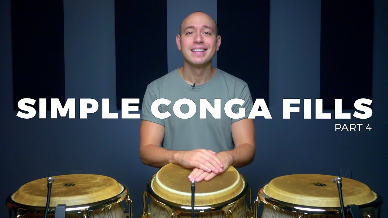 Conga Lessons | Learning Conga Fills | How to Play Simple Conga Fills Part 4 | CongaChops.com