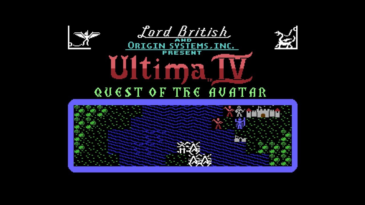 C64 "Ultima IV  - Quest of the Avatar" [Intro] (1985)
