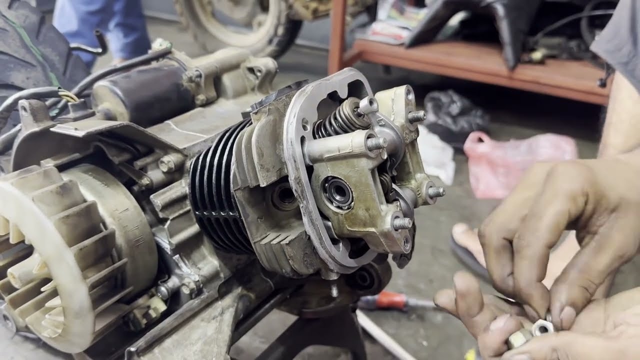 Hero Pleasure 110 Full Engine Rebuild / Engine fitting HD