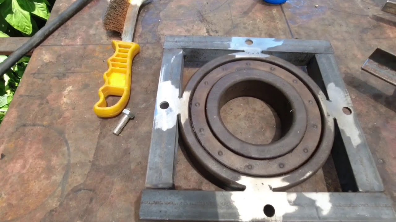 👌👍 increíble mesa giratoria ‼️ herrería artística