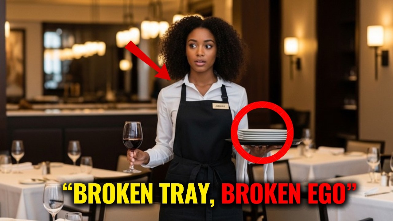 A Black Waitress, a Broken Tray The Secret That Shattered His Ego