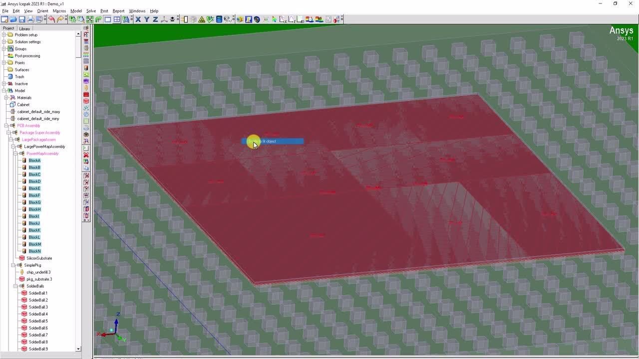 Mass Assignment of Material Properties and Power Values in Classic Icepak and AEDT Icepak