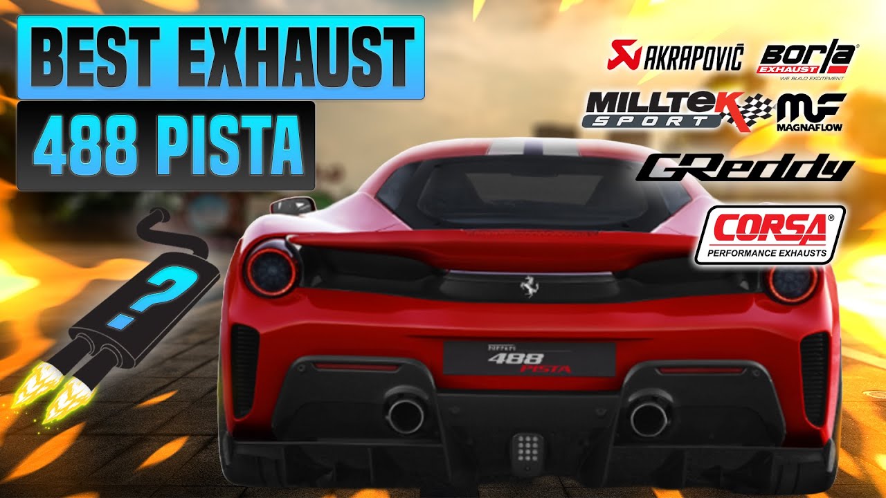 Ferrari 488 Pista Exhaust Sound🔥Brooke,iPe,Fi Exhaust,Capristo,Fabspeed,Novitec,RYFT,Upgrade